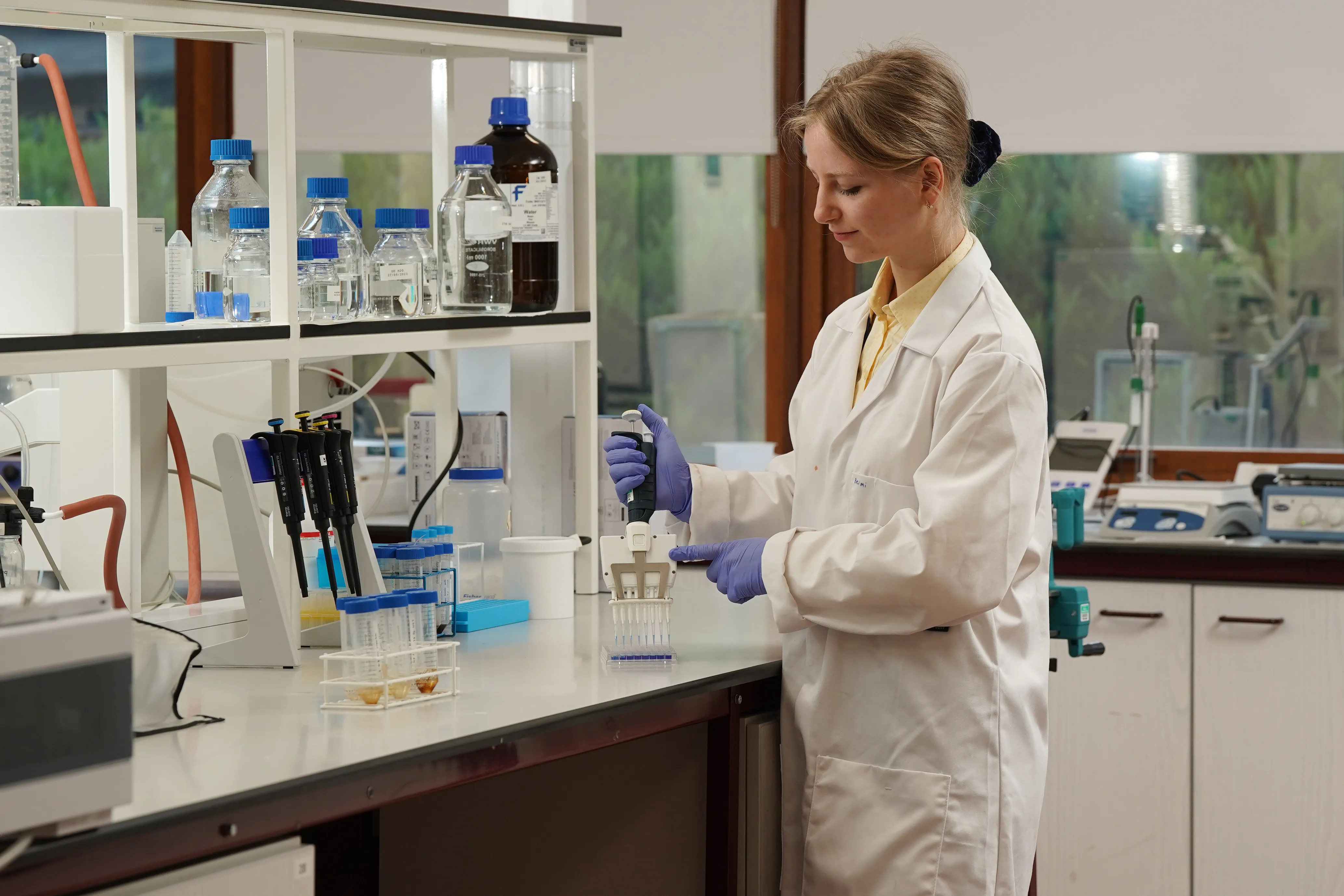 Emily Naray, a production assistant working at Green Bioactives Ltd